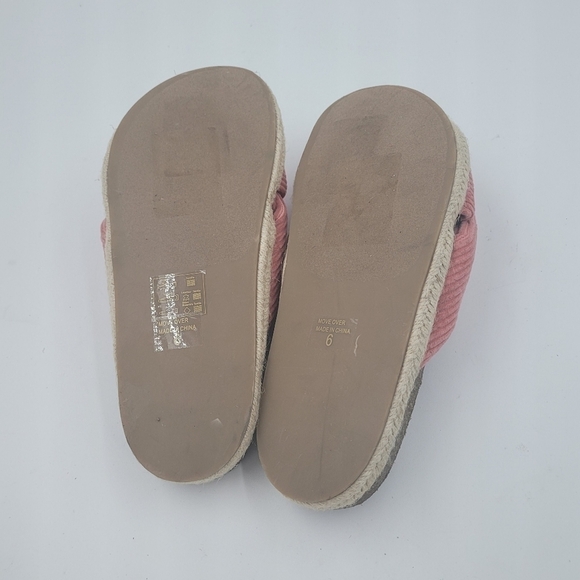 Band of Gypsies Dusty Pink Move Over Comfort Arch Slip On Slide Sandals Size 6 - Picture 6 of 12